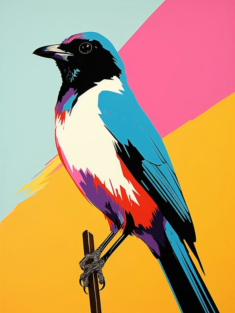 Andy Warhol Stil Elster 6