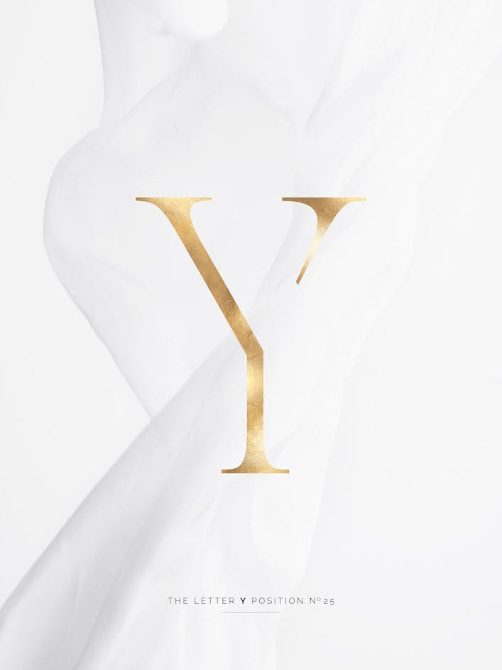 Letter Y Gold