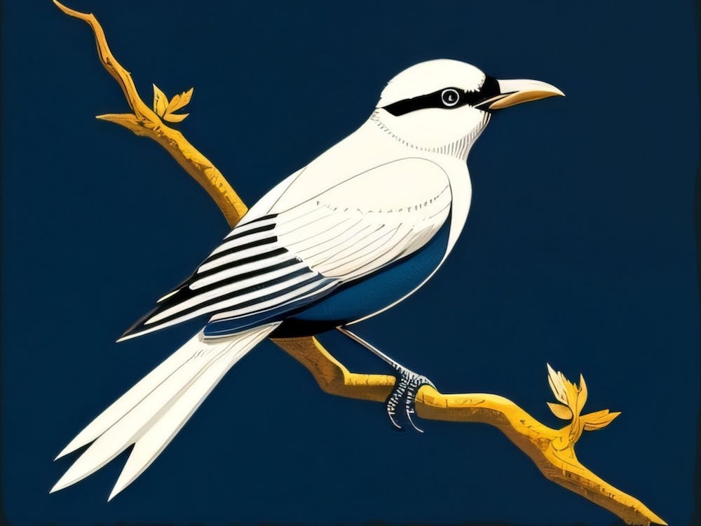 A Bird Perched On A Branch