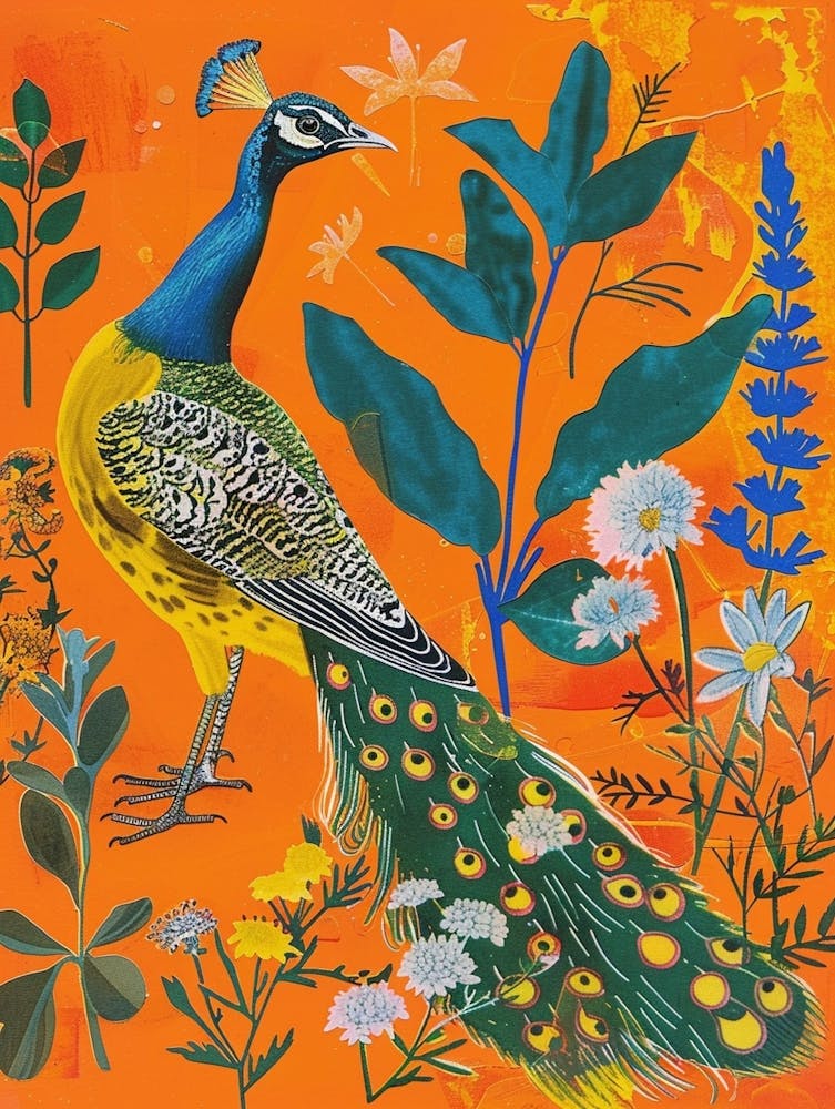 Spring Birds Peacock 9