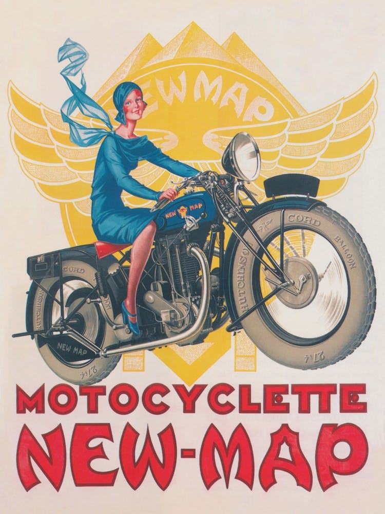 Motorcycle Vintage Poster