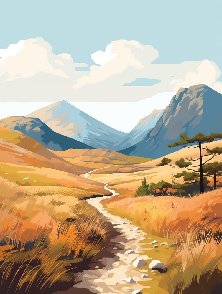 West Highland Way Ireland 5 Hiking Trail Landscape
