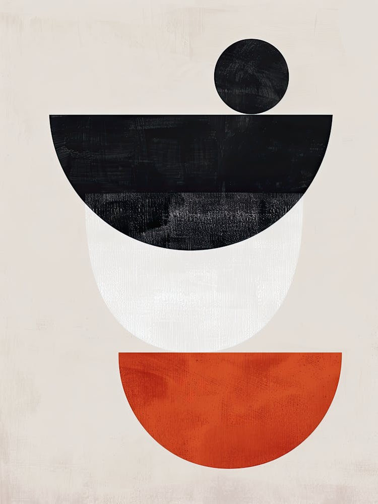 Diverging Stones Bauhaus Minimalist 1