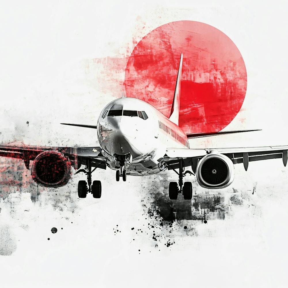 Airplane In Flight 1