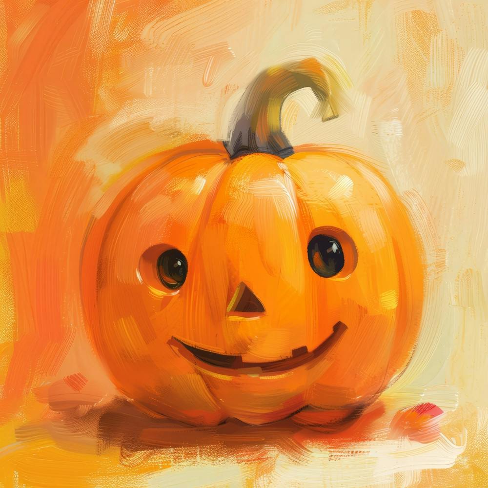 Halloween Pumpkin Painting