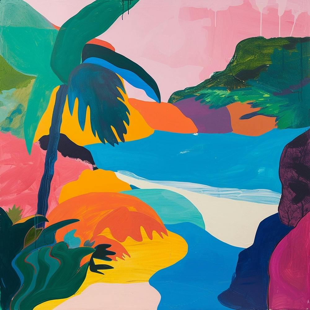 Abstract Travel Collection Barbados 2