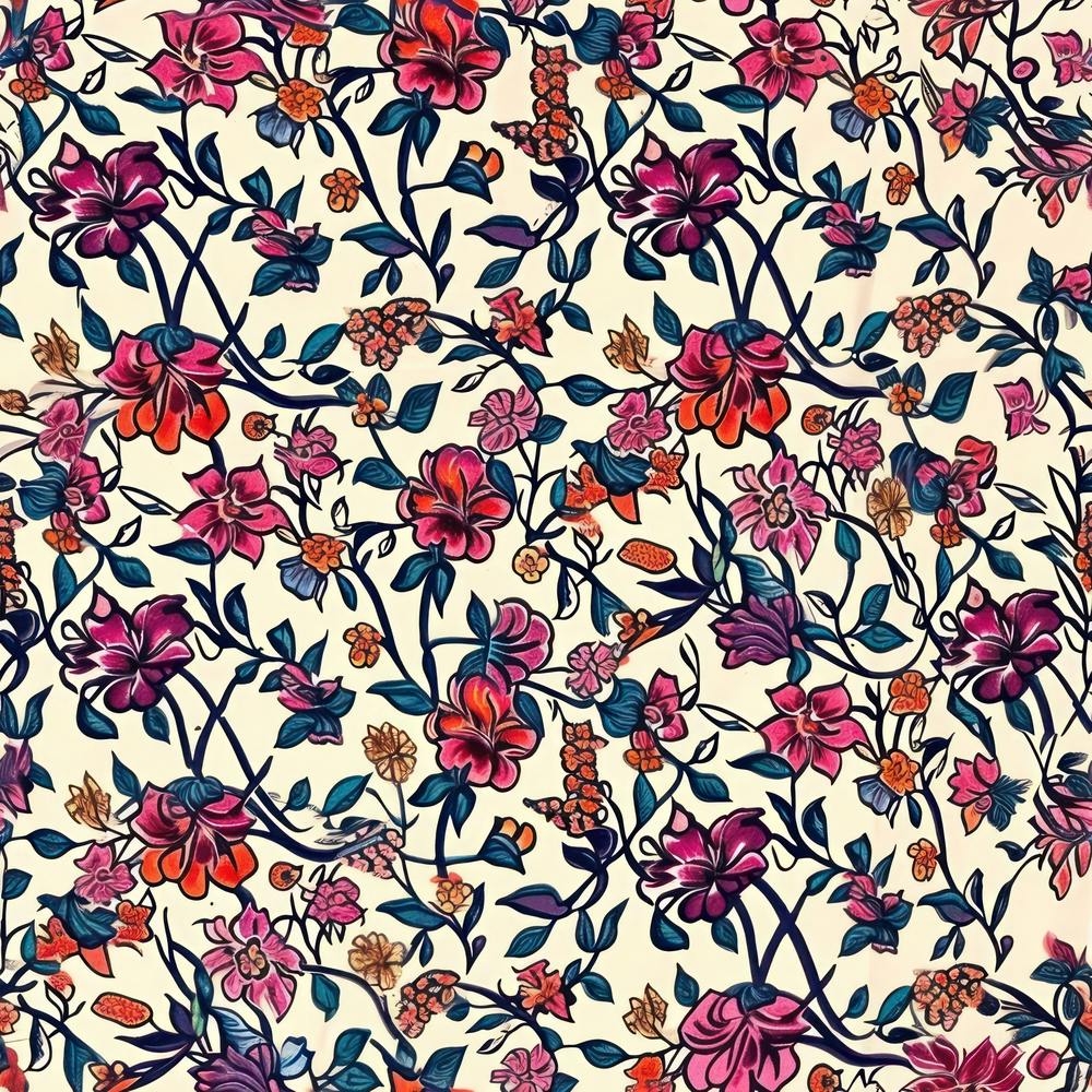Blumiger Morgen London Fabrics Blumenmuster 1