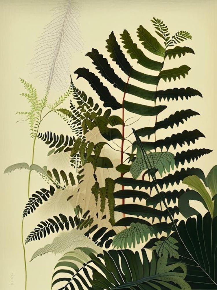 Chinese Brake Fern Rousseau Inspired