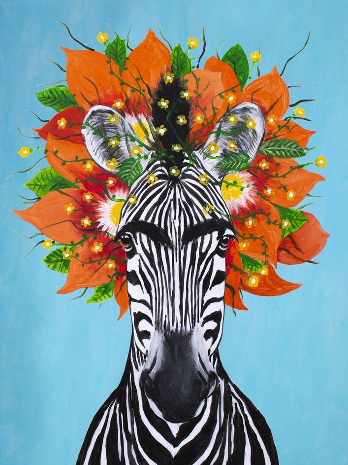 Frida Kahlo Zebra