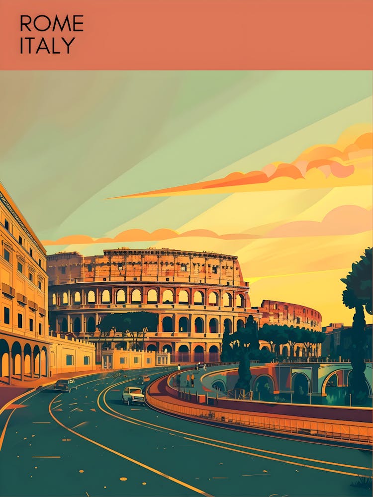 Rome Italy Poster