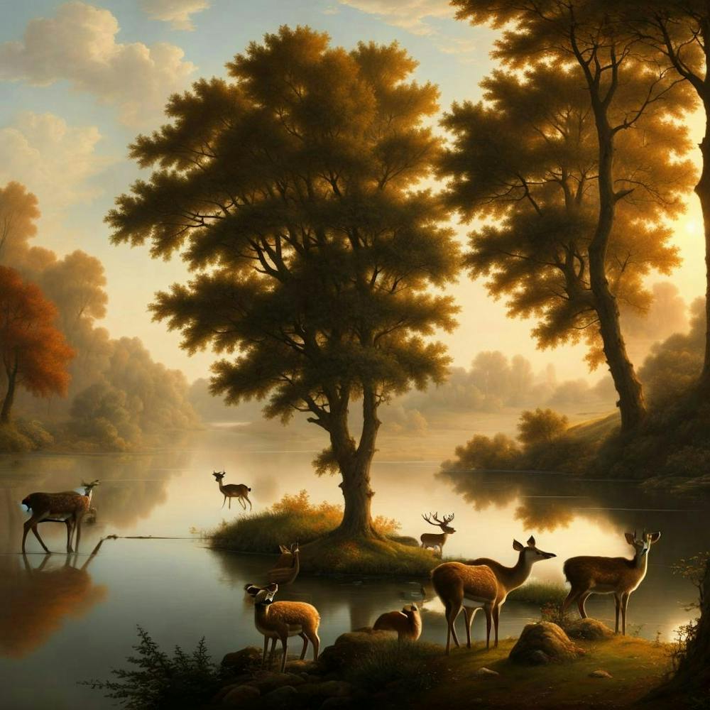 Deer By The River