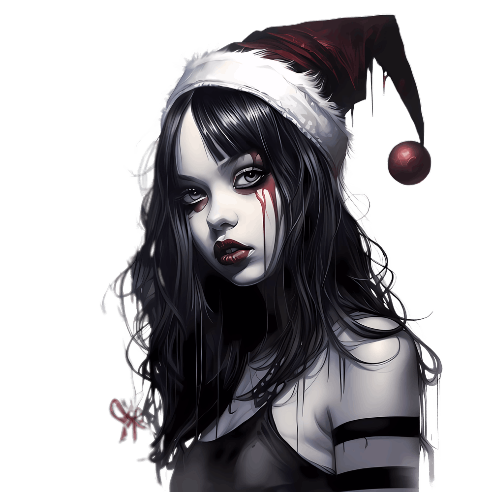 Fille Gothique de Noël 1