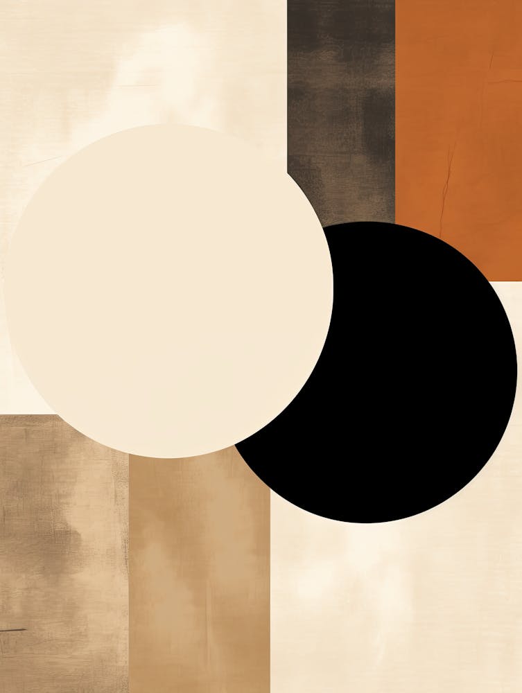 Black And White Pulheim Geometric Symphony