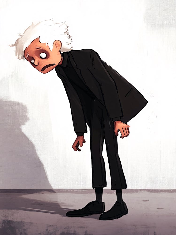 Man With The White Hair