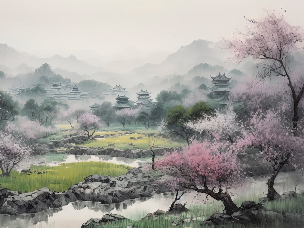 Chinese Cherry Blossoms