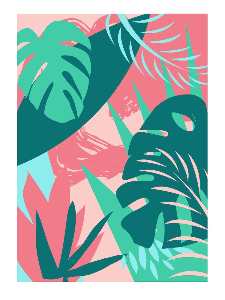 Monstera Collage
