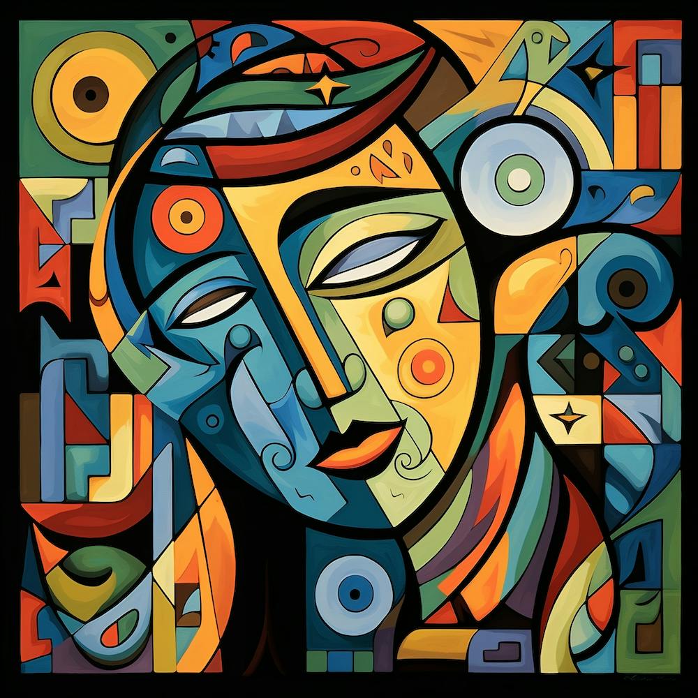 Harmonic Polygons: Serenity in Cubism