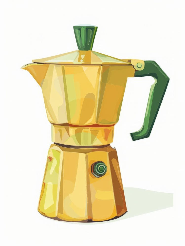 Gold Coffee Maker 1