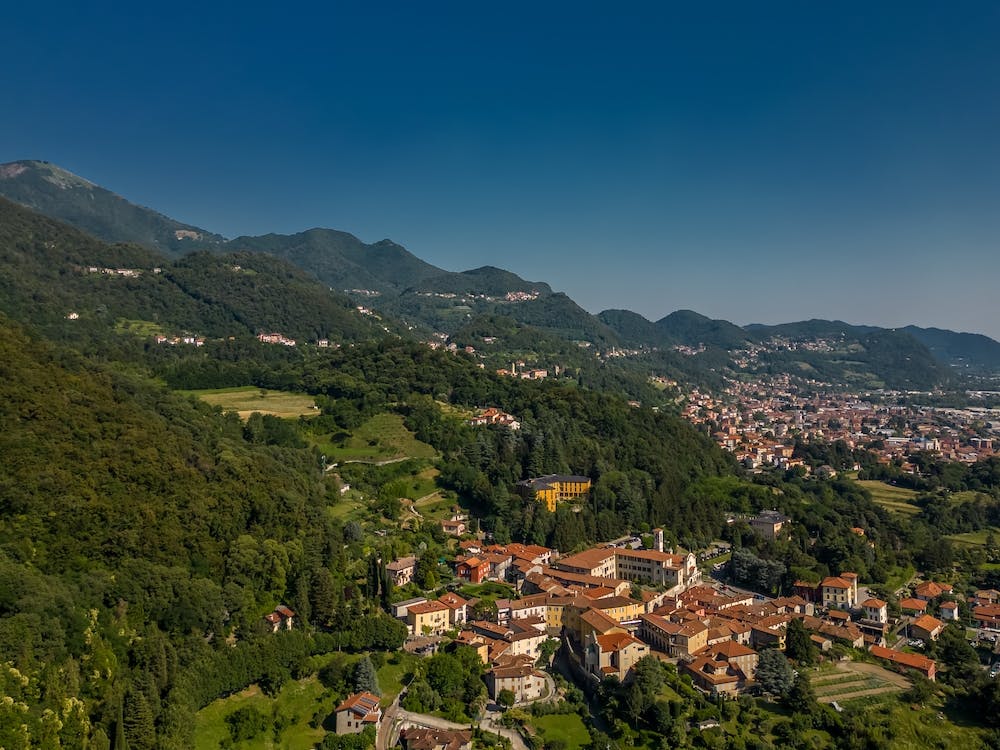 Drone Photo Lake Como, Lecco, Italy