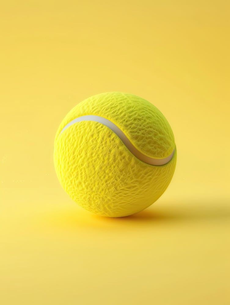 Balle de tennis à trajectoire parfaite