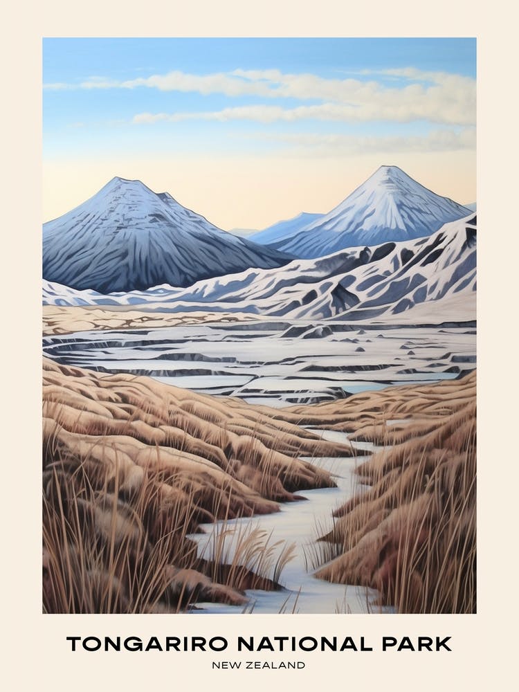 Tongariro National Park New Zealand 3 Poster