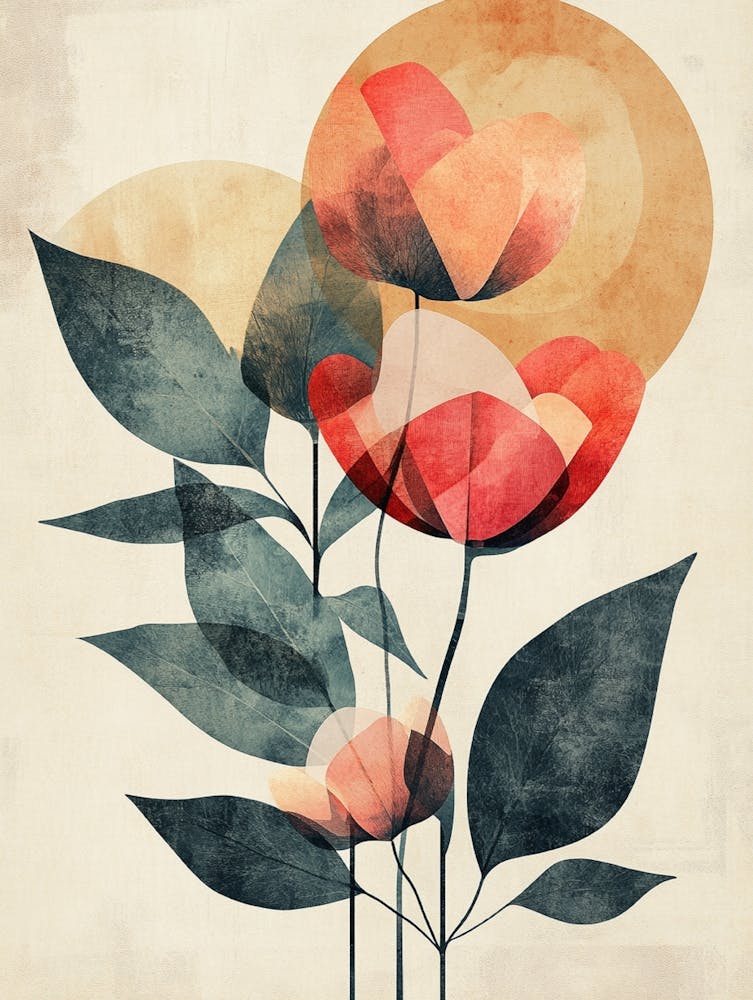 Abstract Flower Painting 2