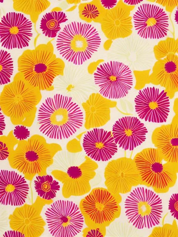 Zantedeschia Floral Print Retro Pattern 1 Flower