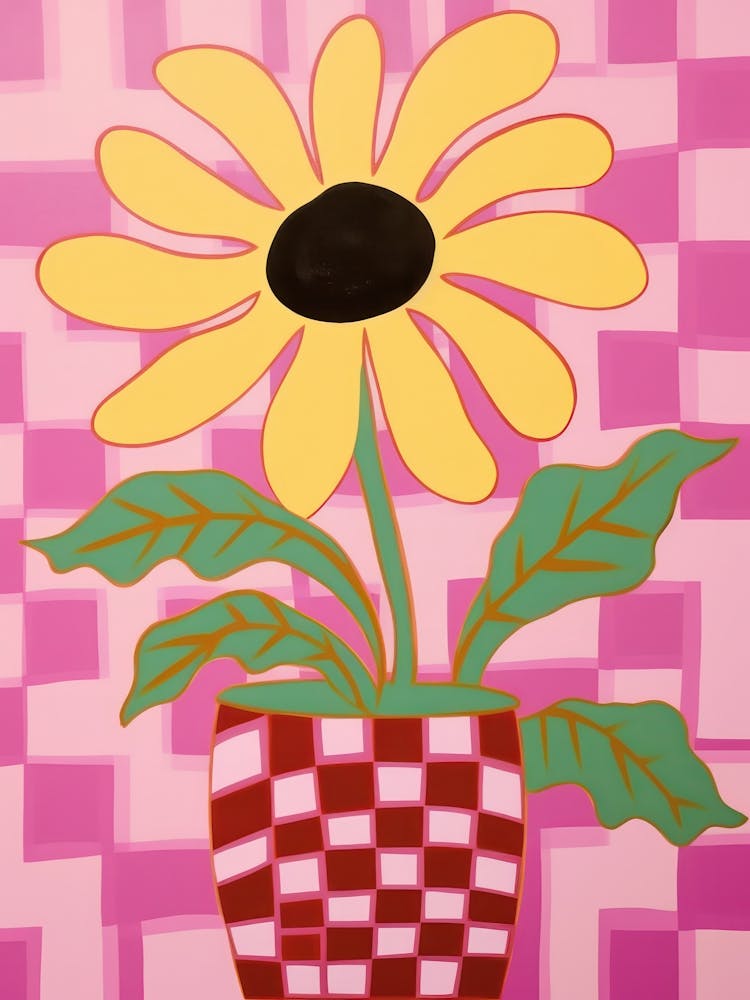 Sunflowers Flower Vase 1