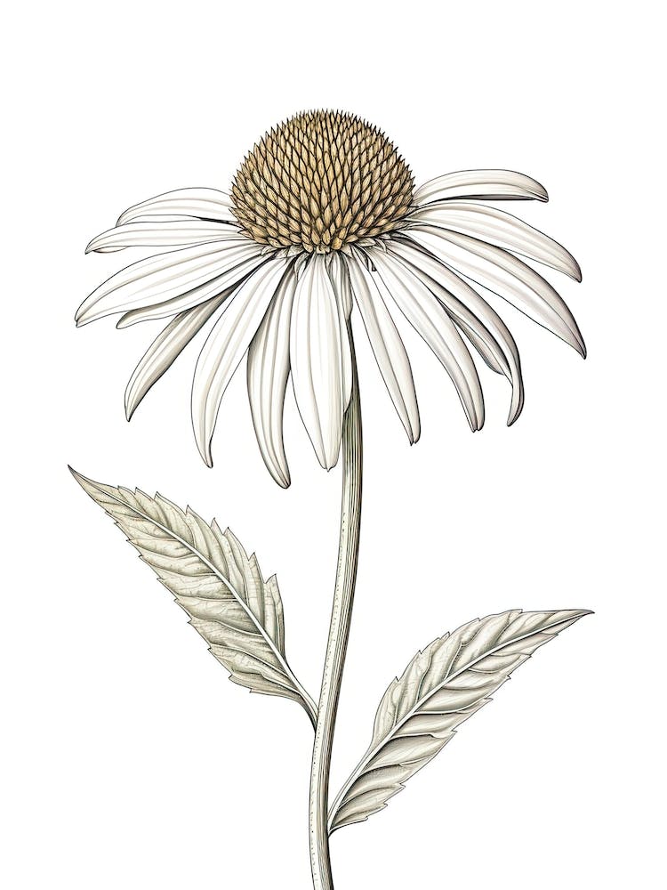Echinacea Vintage Botanical Herbs 1