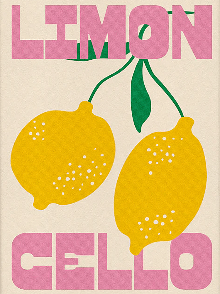 Lemon Limon Cello Kitchen Art