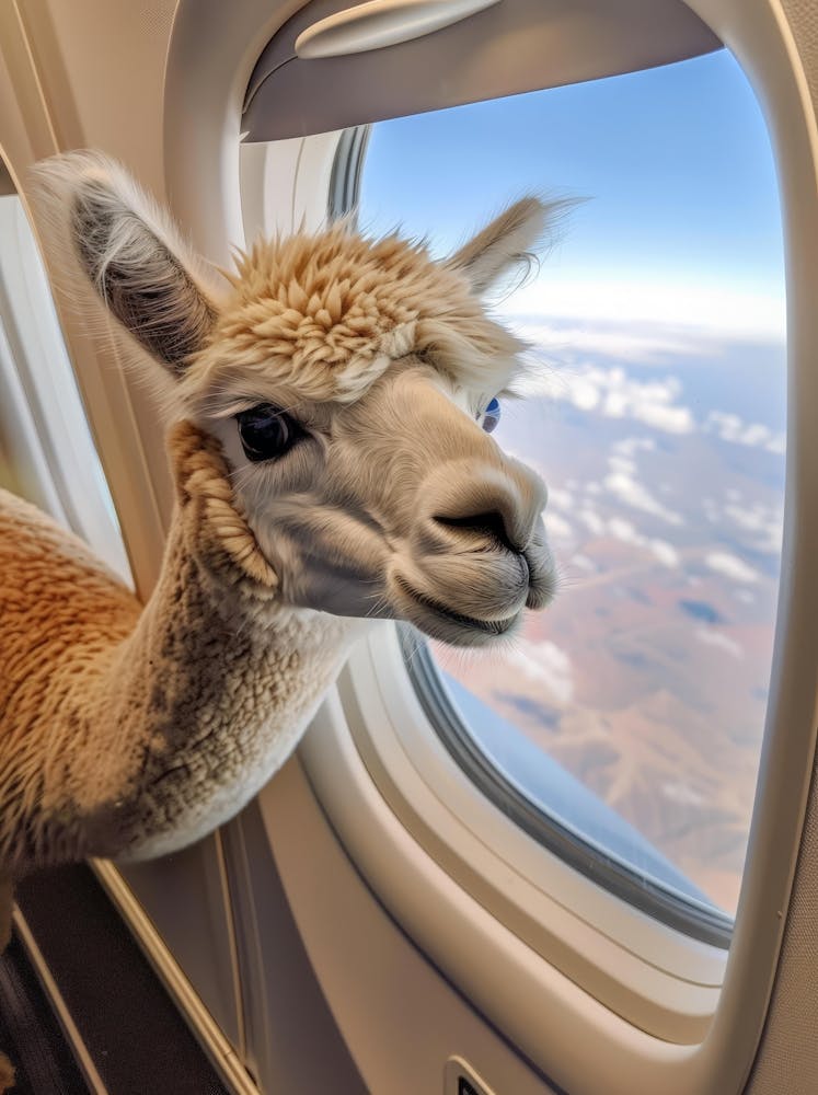 Llama On A Plane 2