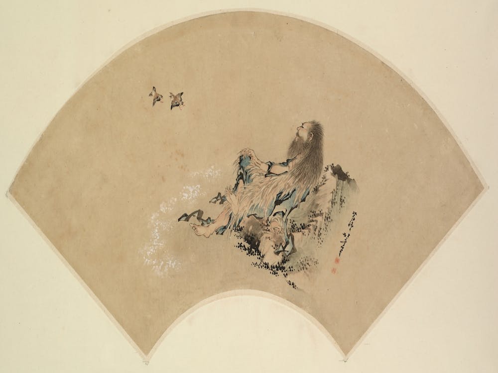 Fan Painting, Katsushika Hokusai