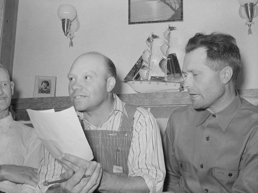 Mormon Farmers, Members Of Fsa (Farm Security Administration) Stallion Cooperative, Box Elder County, Utah B