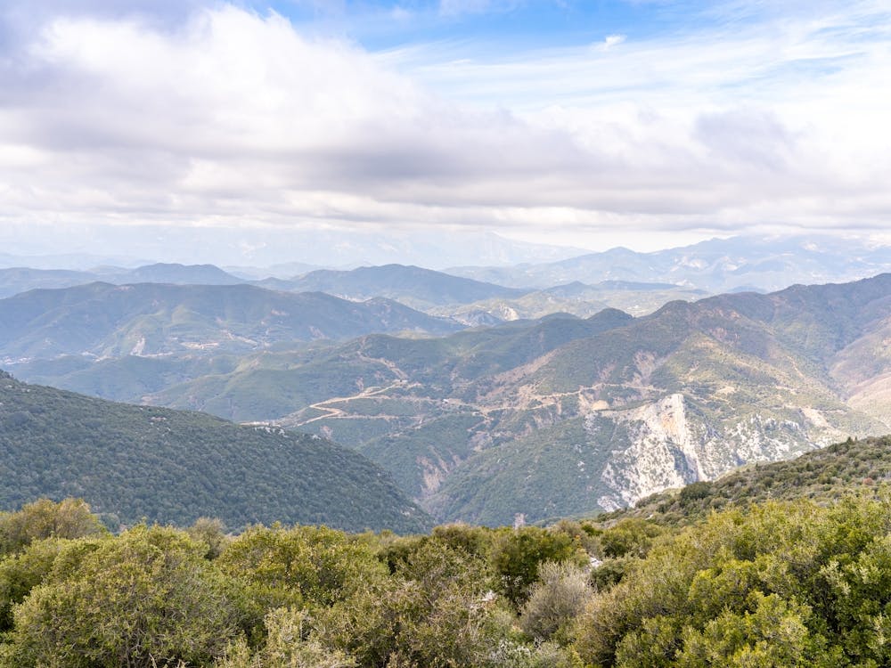 View Of The Greek Mountains