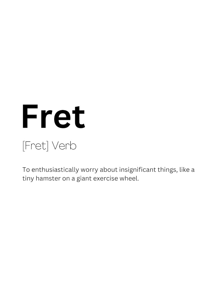 Fret Definition Meaning