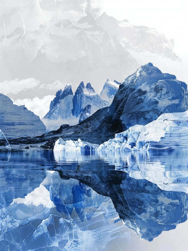 Icebergs In The Water