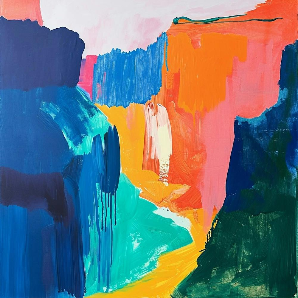 Colourful Abstract Zion National Park 4