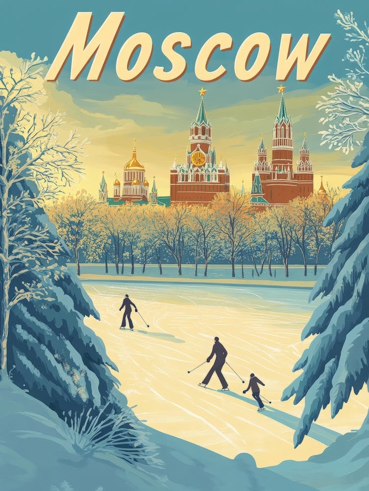 Aihrgdesign A Mid Century Modern Travel Poster For Moscow Sho 06c35a93 8e1e 45db 9ea2 0daf505c49aa 3