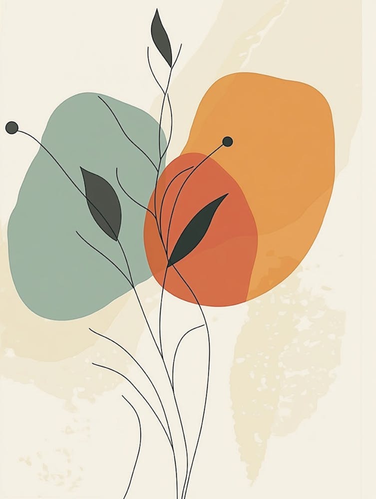 Abstract Flower Canvas Print 10