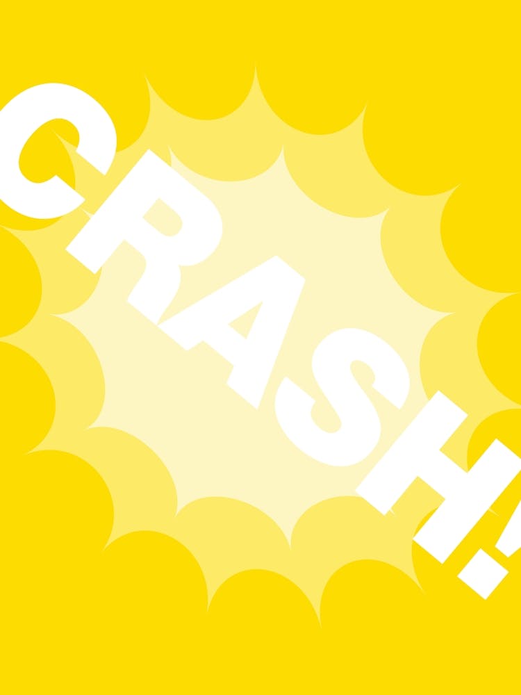 Comic Crash Yellow
