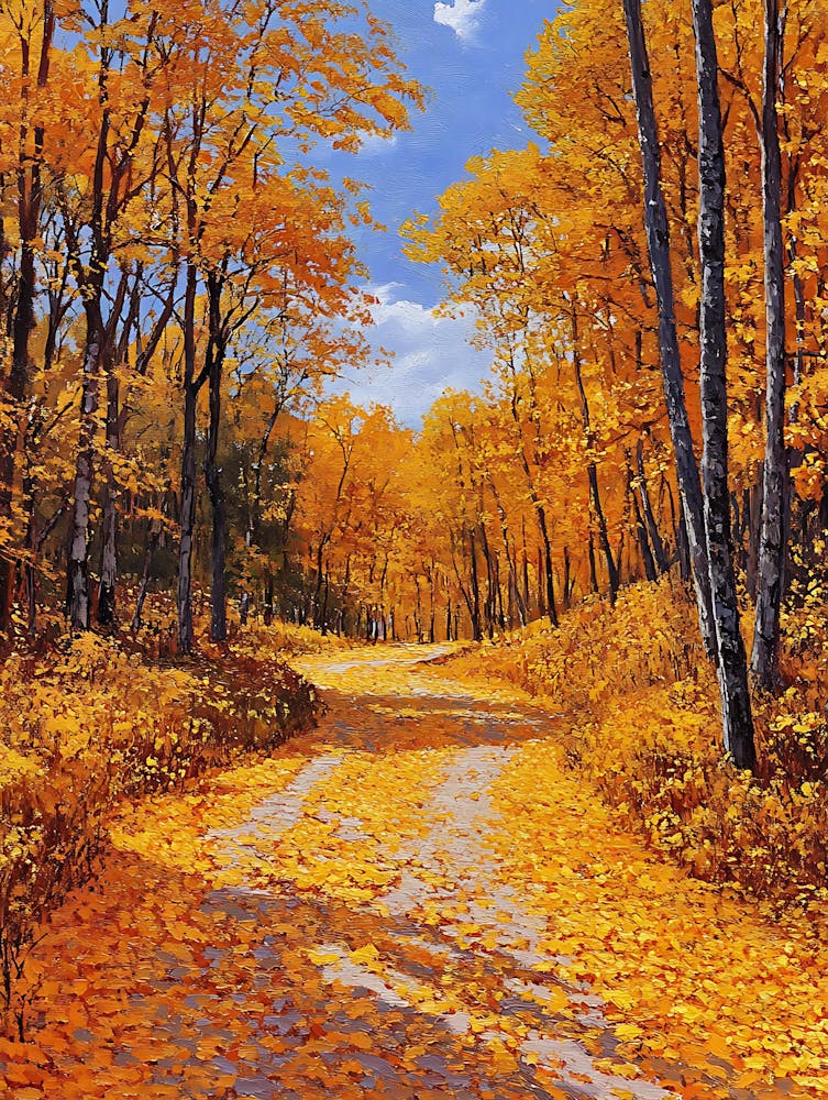 Beautiful Autumn Painting 6