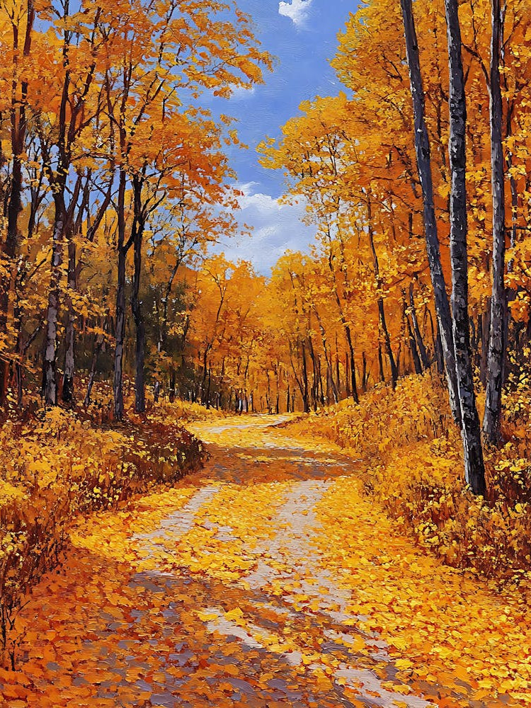 Beautiful Autumn Painting 6