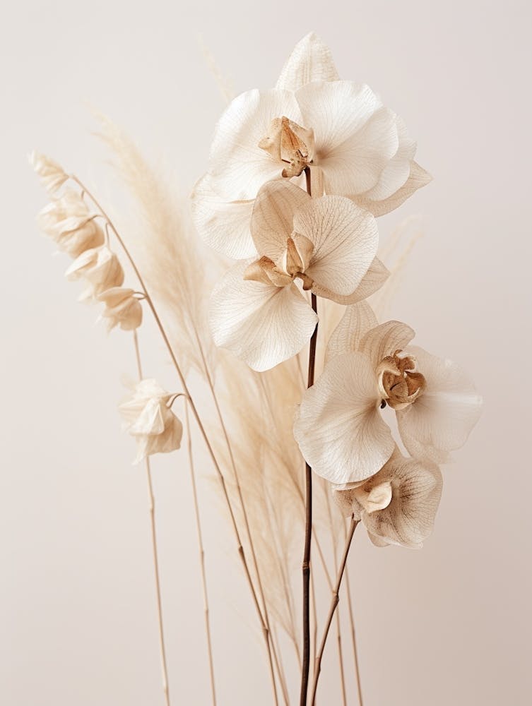 Boho Dried Flowers Orchid 7