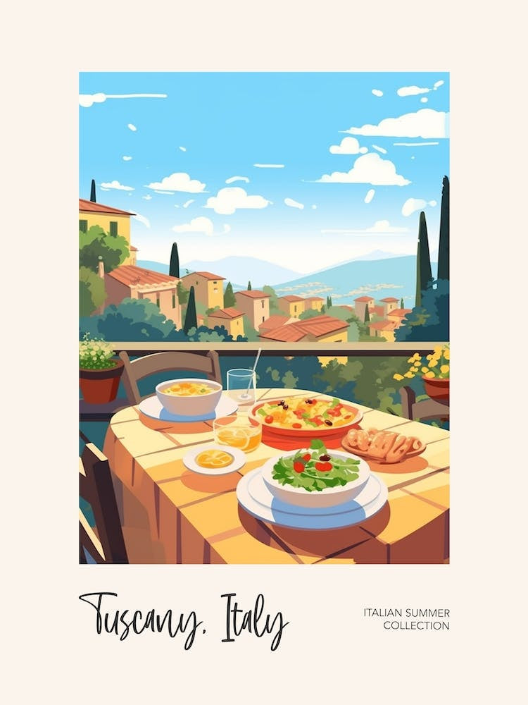 Tuscany, Italy Summer Food 4 Italian Summer Collection