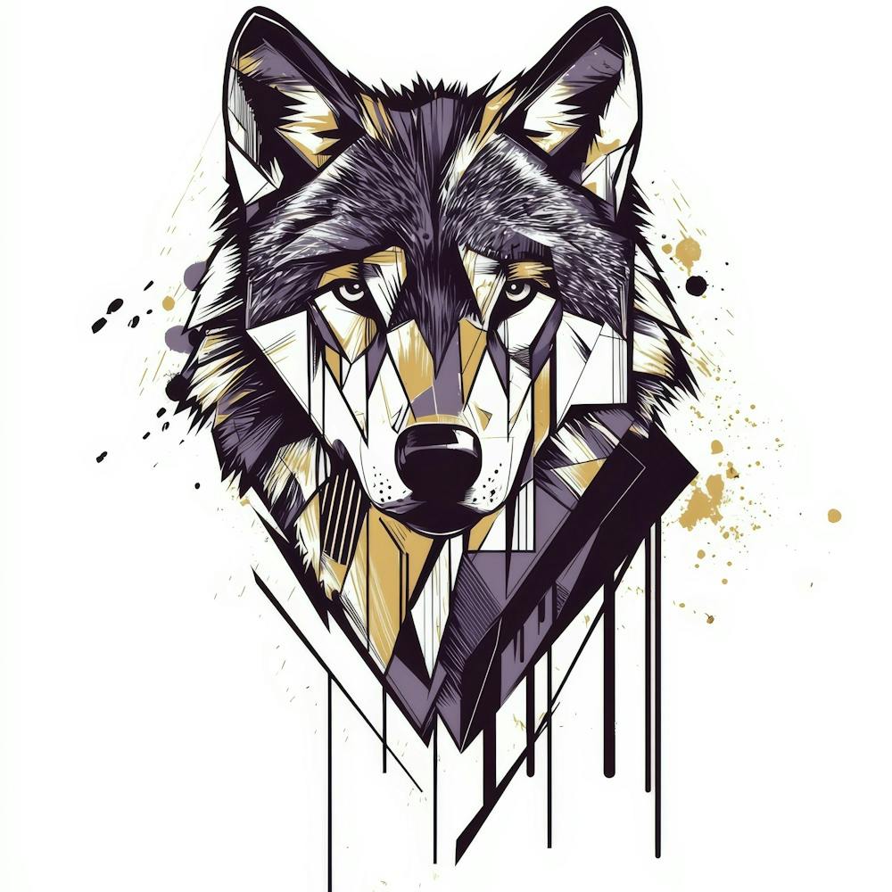 Abstract Wolf 1