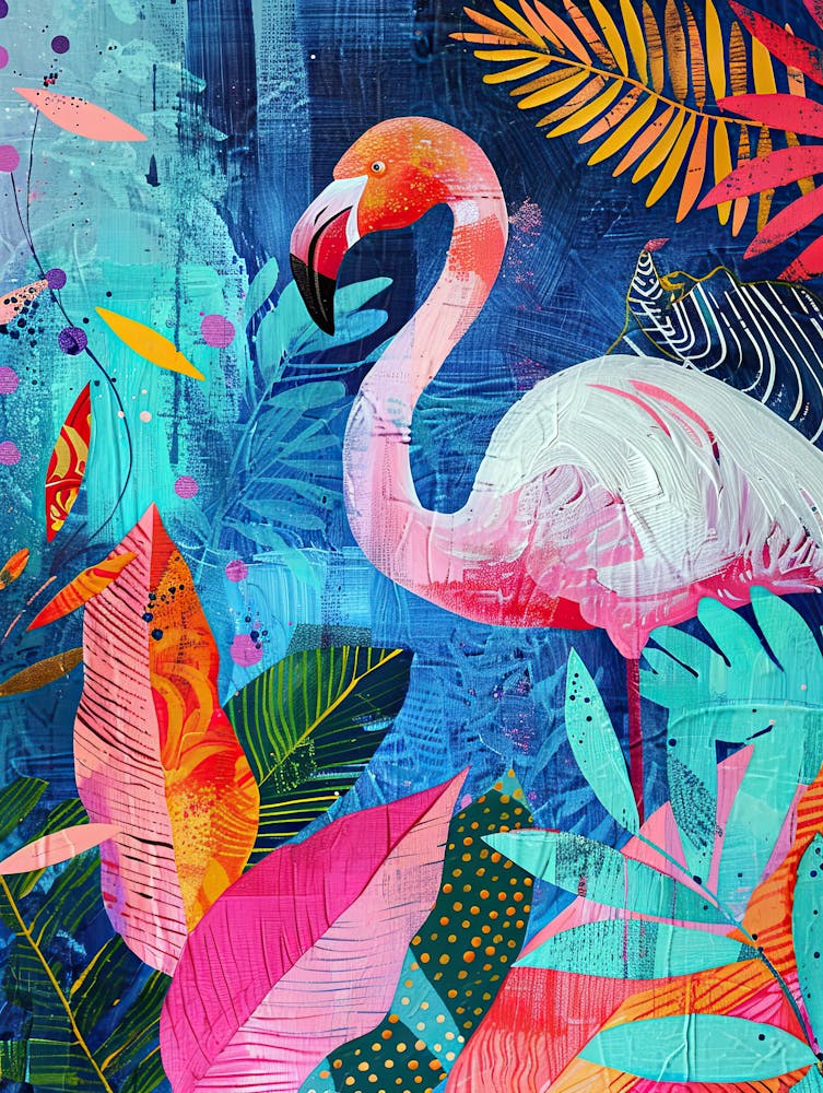 Abstract Oasis Matisse Style