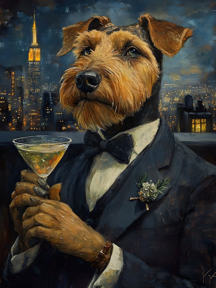 Sophisticated Airedale 1