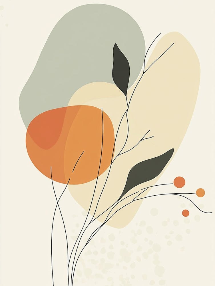 Abstract Flower Canvas Print 3