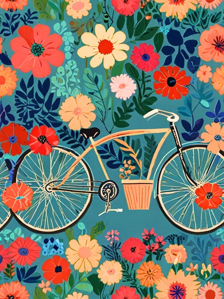 Bicycle In The Garden