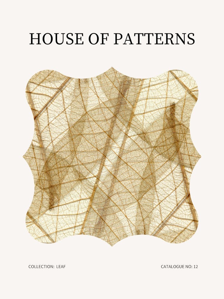 Leaf Pattern Poster 11
